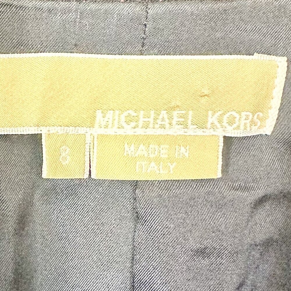 Michael Kors Navy/Red Pinstripe Blazer - Size: 8 - Picture 3 of 9